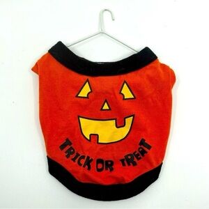 Old Navy Halloween Dog T shirt size XS Orange and Black